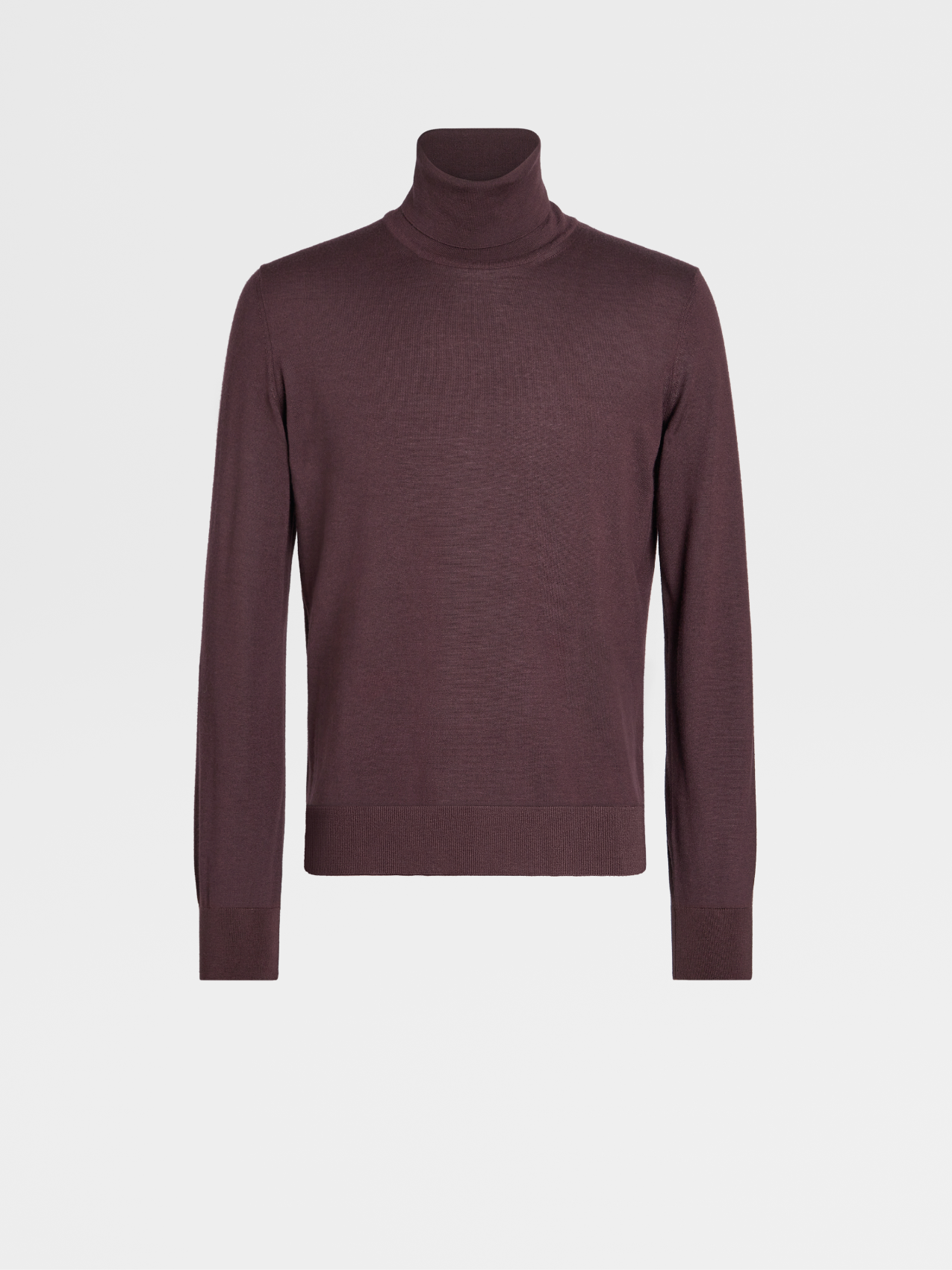 Dark Burgundy Cashseta Turtleneck